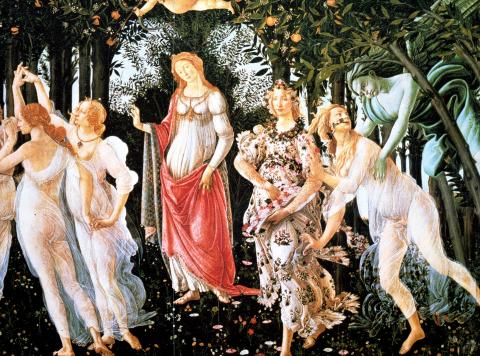 image Nacimiento de la Primavera, de Botticelli