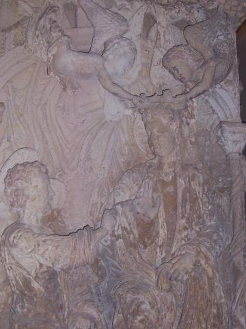 image Escultura, Asunción y Coronación de Maria, Monasterio Santo Domingo de Silos, Burgos