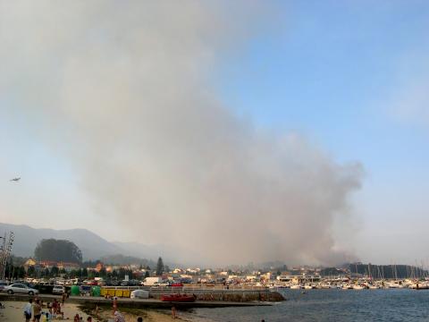 image Foco de incendio en La Puebla de Caramiñal, A Coruña