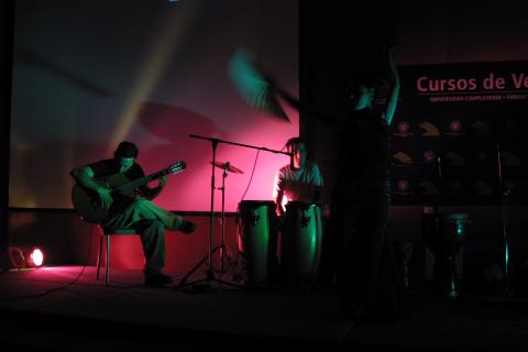 image Guitarrista y bailaora de flamenco