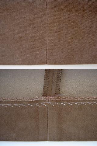 image Bajo con puntada invisible