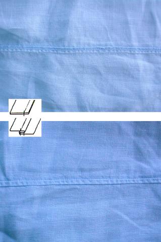 image Costura cargada al ancho de patilla