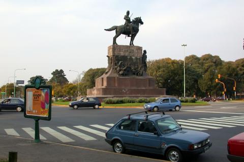 image Monumento al general Urquiza en el barrio de Palermo, Buenos Aires, Argentina