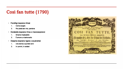 ilustracion Cosí fan tutte (1790)