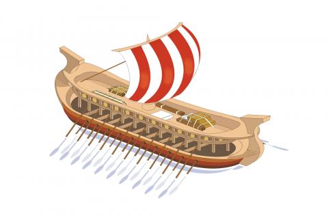 ilustracion Barco fenicio