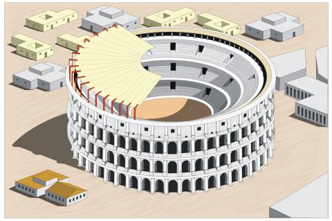 ilustracion Imagen del Anfiteatro romano