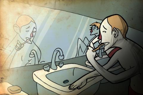 ilustracion El guardián entre el centeno: El compañero de habitación