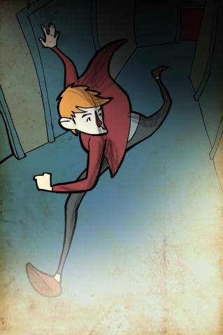 ilustracion El guardián entre el centeno: Escapa de Antolliny