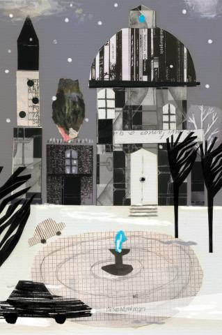 ilustracion Beltenebros: La ciudad vacía y el coche