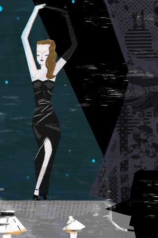 ilustracion Beltenebros: El baile de Rita Hayworth
