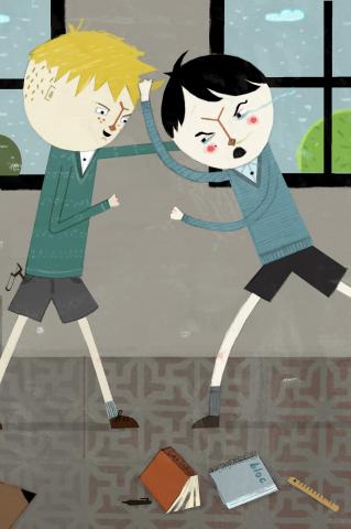 ilustracion Los cachorros: El apodo de Pichulita