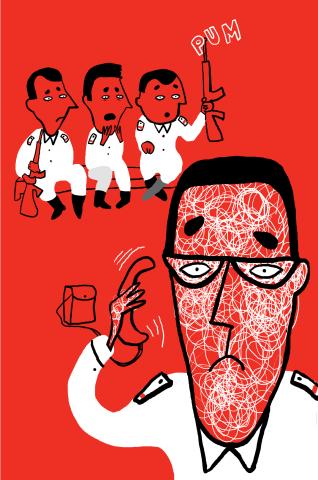 ilustracion Escuadra hacia la muerte: Aviso de guerra