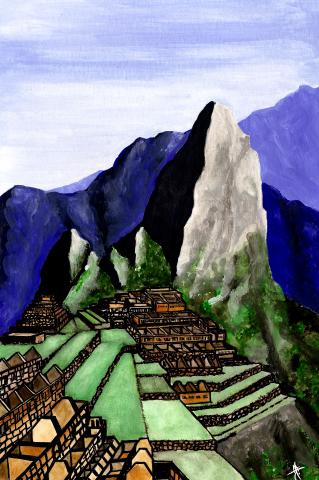 ilustracion Canto General: Alturas de Machu Picchu