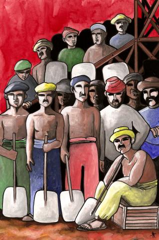 ilustracion Odas elementales: Oda al bronce