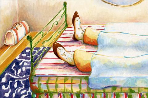 ilustracion Diez negritos: Anthony murió envenenado