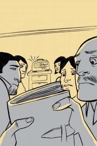 ilustracion El diario de Ana Frank: El diario corre peligro