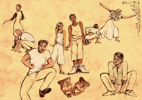 ilustracion Dramatización teatral: el cuerpo ficcional, en la piel del animal