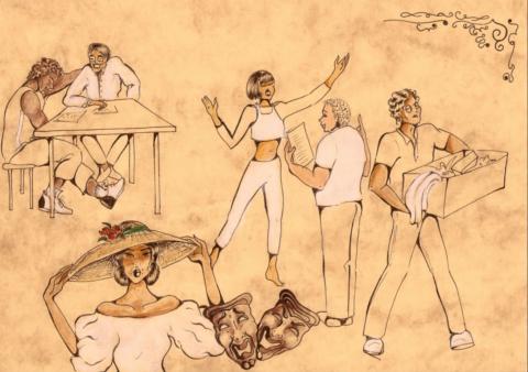 ilustracion Dramatización teatral: la improvisación