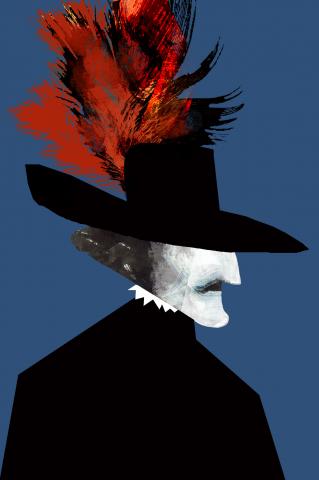 ilustracion Don Juan de perfil