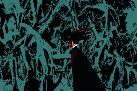 ilustracion Don Juan: En la enramada