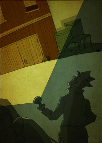 ilustracion El sueño eterno: A Marlowe se le avería el choche