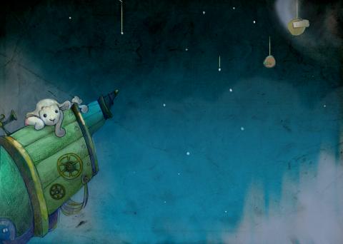 ilustracion El principito: Asteroide B612