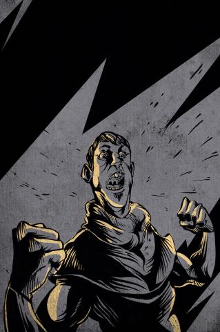 ilustracion Hamlet: Hamlet reflexiona