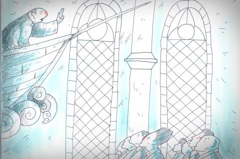 ilustracion Moby-Dick: Sermón