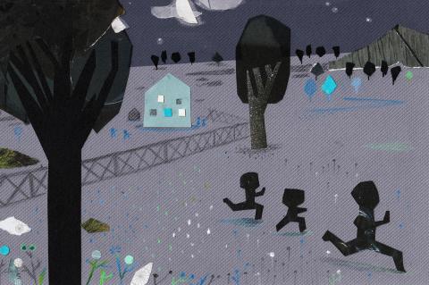 ilustracion Las aventuras de Huckleberry Finn: La fuga de Jim