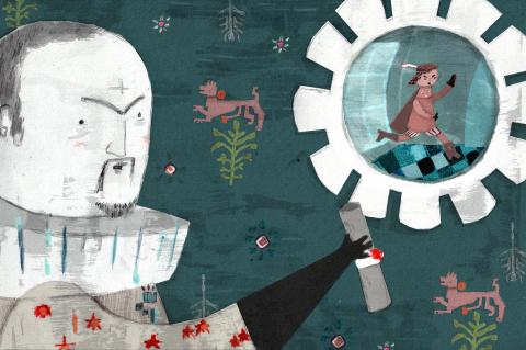 ilustracion Los tres mosqueteros: El Señor de Trèville