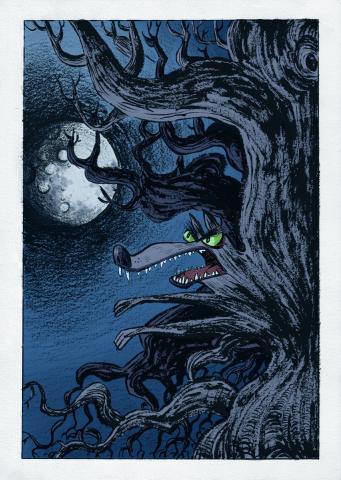 ilustracion La historia interminable: Creación de Gmork