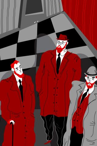 ilustracion La metamorfosis: La llegada de los tres nuevos huéspedes