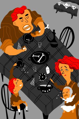 ilustracion La plaza del Diamante: La sobrecarga de Natalia