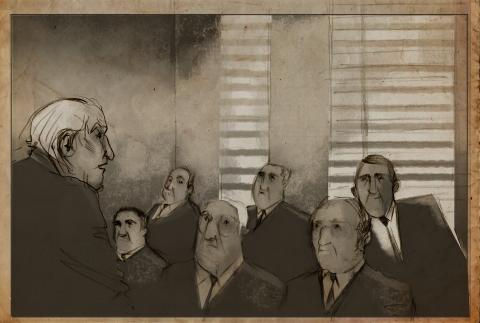 ilustracion A sangre fría: Comienzo del proceso