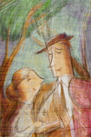 ilustracion La busca: Un tipo estirado