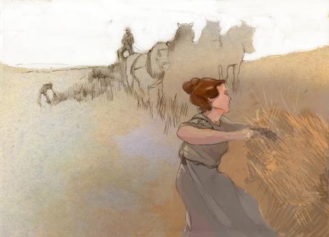 ilustracion Poesía de Lope de Vega: Cantar de siega