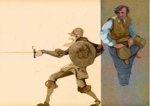 ilustracion Poesía de Francisco de Quevedo: Poderoso caballero es don Dinero