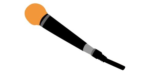 ilustracion Micrófono de mano