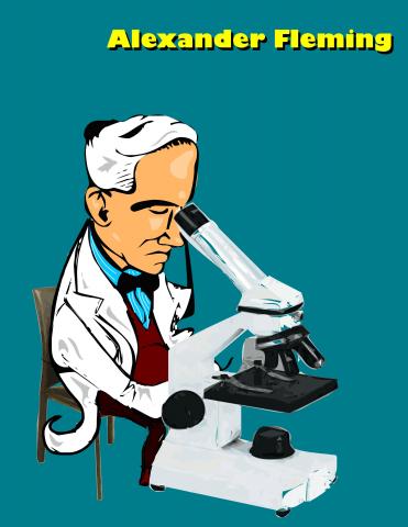 ilustracion Alexander Fleming