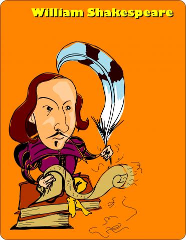 ilustracion William Shakespeare