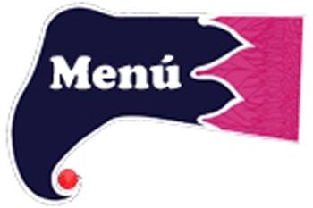 ilustracion Botón Menú con forma de bota de Navidad