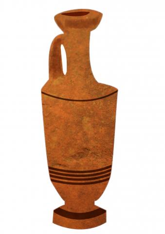 ilustracion Jarro griego, Museo arqueológico de Ibiza y Formentera, Dalt Vila, Ibiza, Islas Baleares 