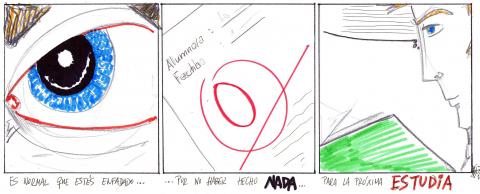 ilustracion Historieta sobre la importancia del estudio