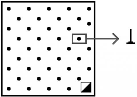 ilustracion PGA: Pin Grid Array