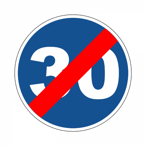 ilustracion Fin de velocidad mínima