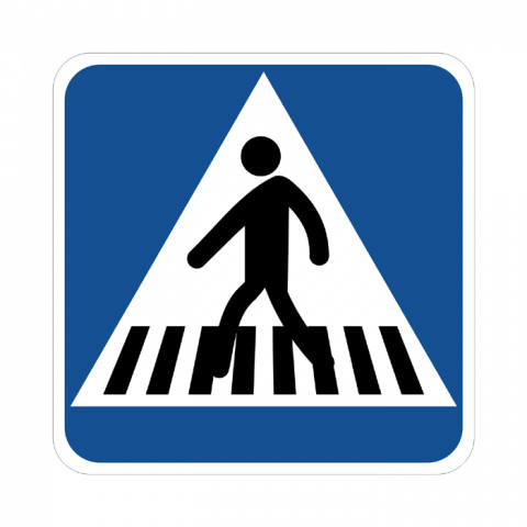 ilustracion Situación de un paso para peatones