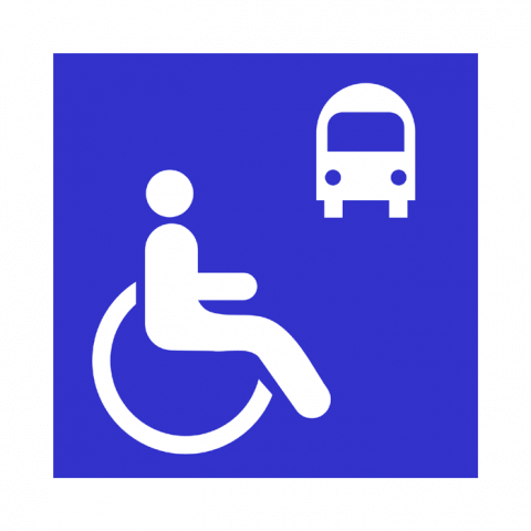 ilustracion Transporte accesible a discapacitados
