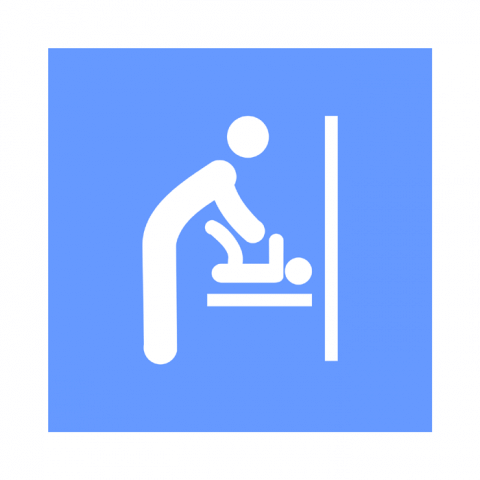 ilustracion Sala para cambiar a bebés