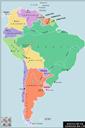 Evolución de la formación de los países de América del Sur desde su independencia
