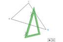 Definición de mediana de un triángulo